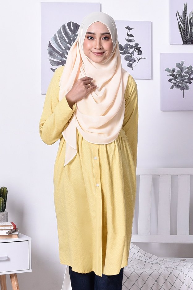Blouse Cotton Amara - Corn Yellow