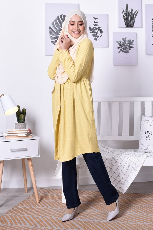 Blouse Cotton Amara - Corn Yellow