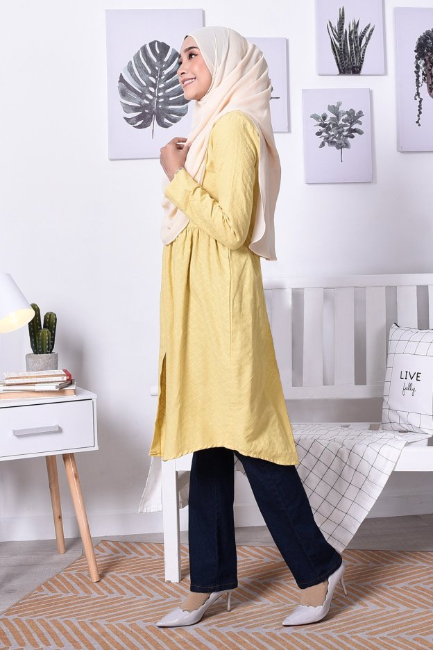 Blouse Cotton Amara - Corn Yellow