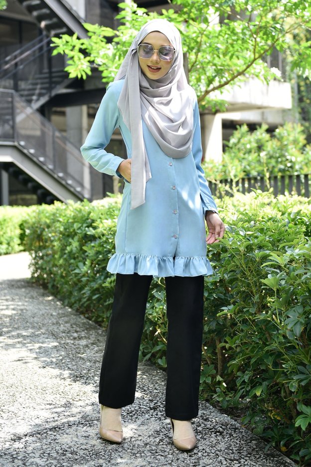 Blouse Darlina - Sky Blue