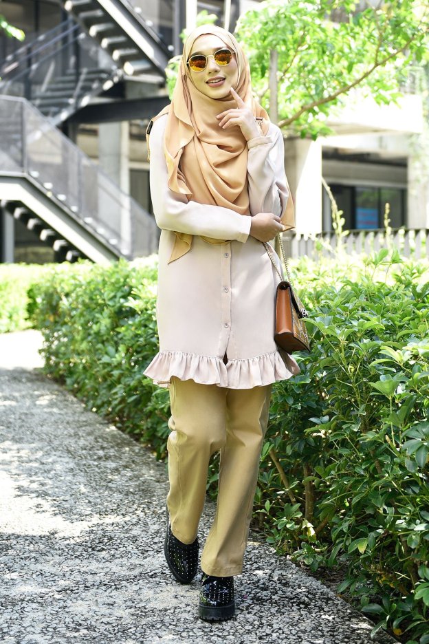 Blouse Darlina - Creamy Brown