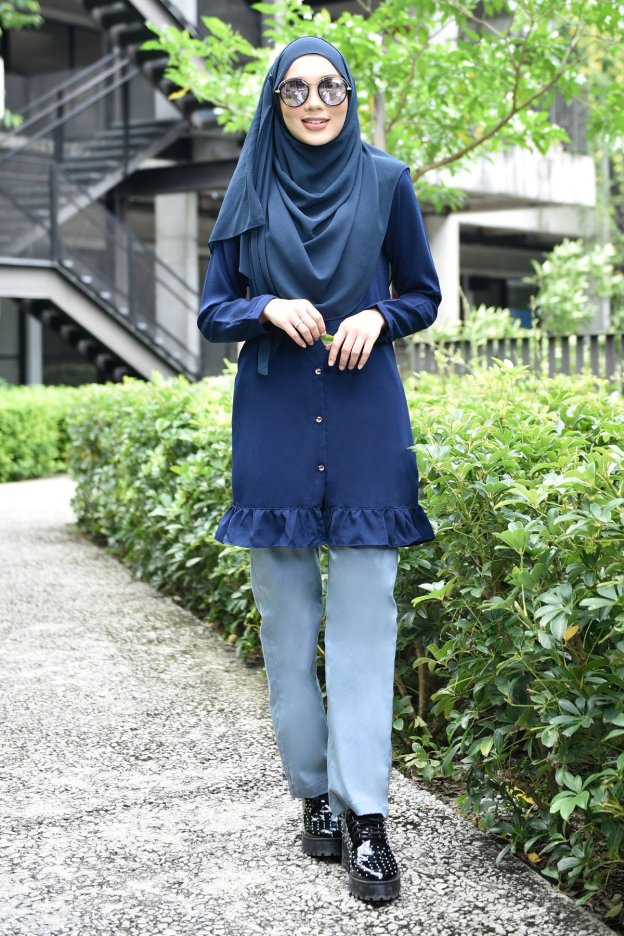 Blouse Darlina - Midnight Blue