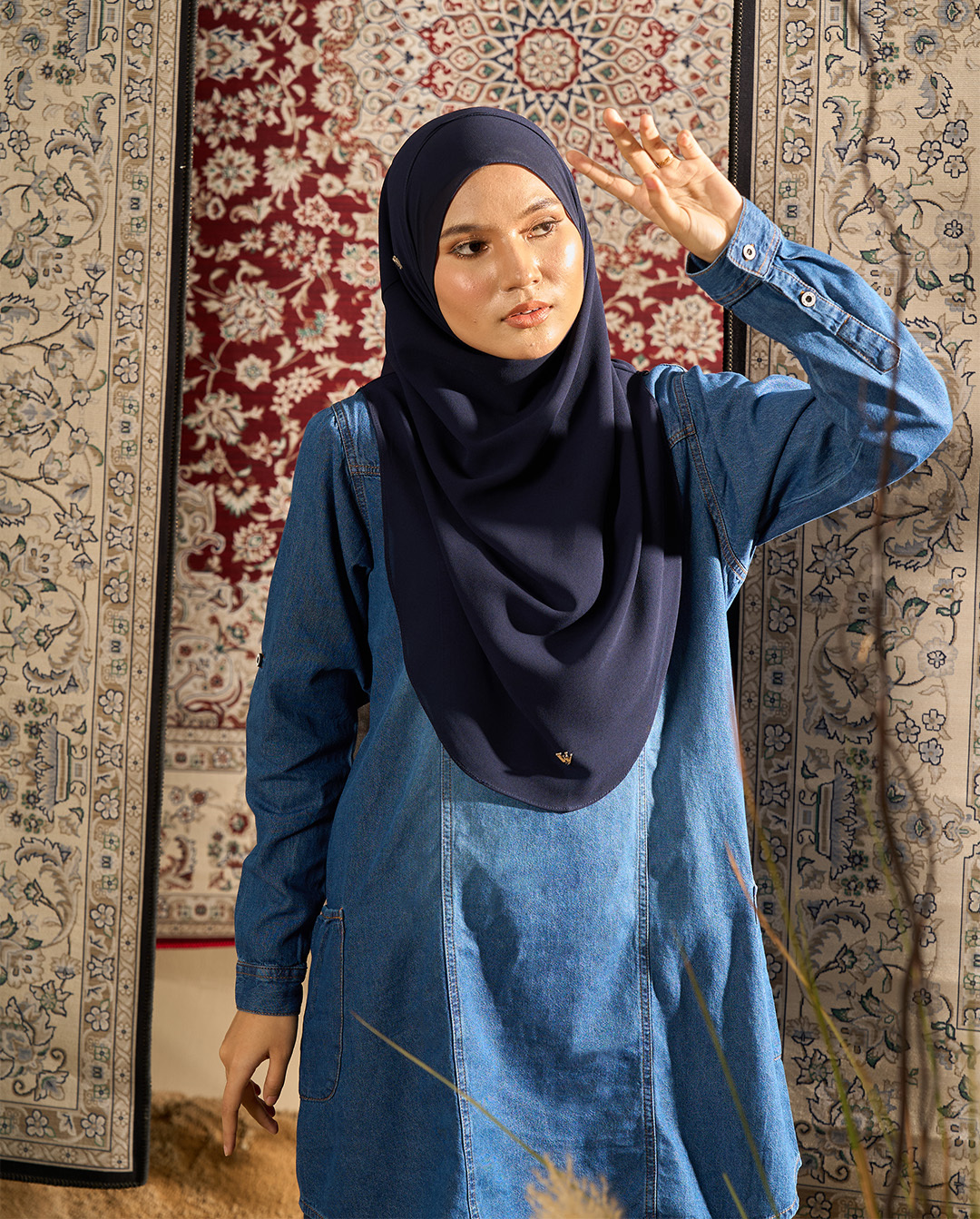 Blouse Denim Delisa Patch Pocket - Bio Wash