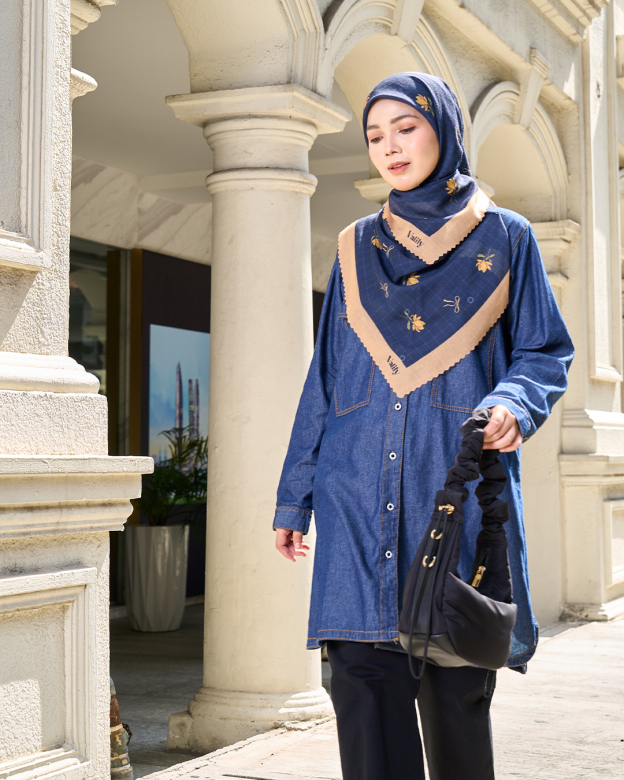 Blouse Denim Jeans Aralyn 