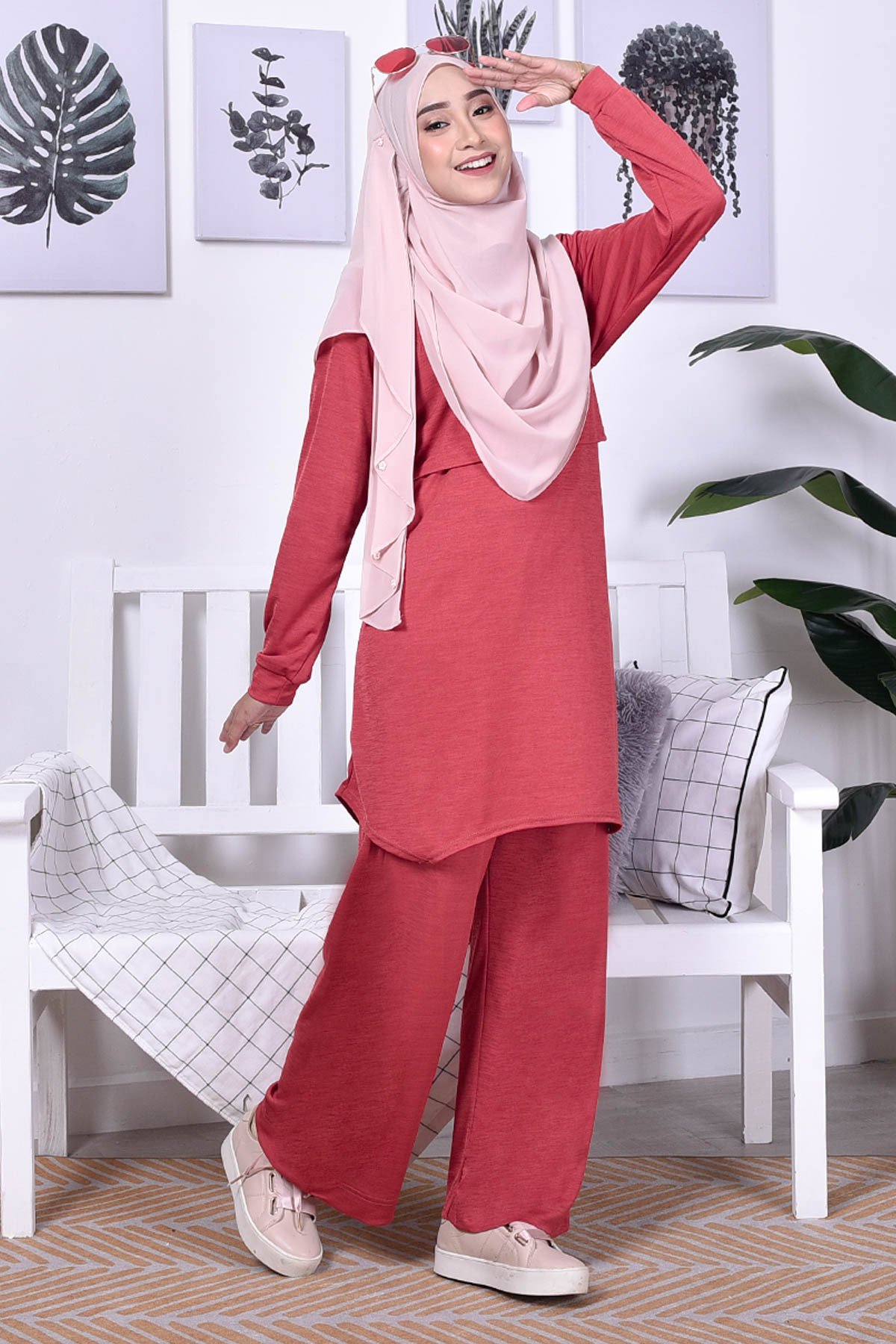 Blouse Donna - Salmon Orange