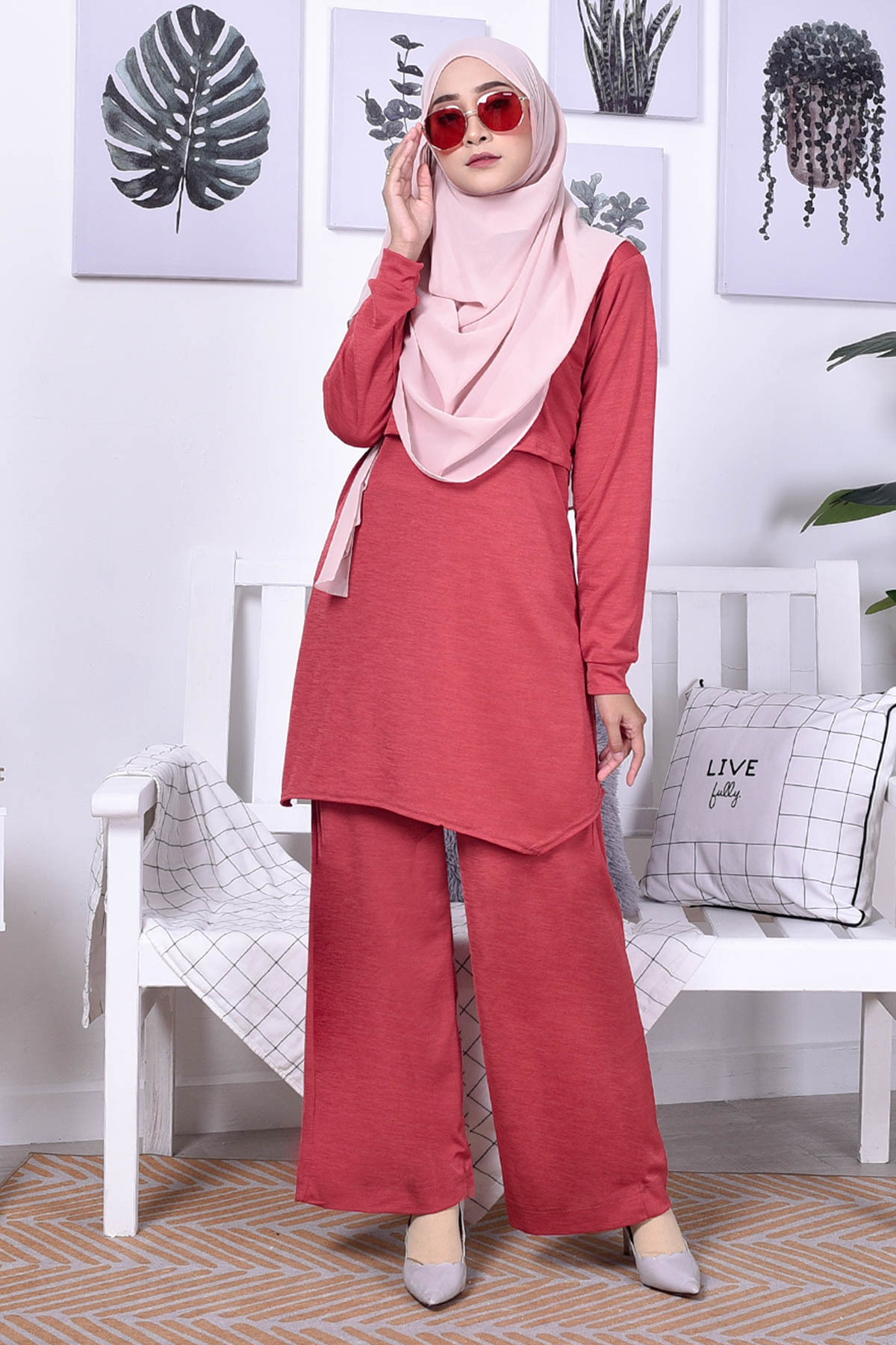 Blouse Donna - Salmon Orange