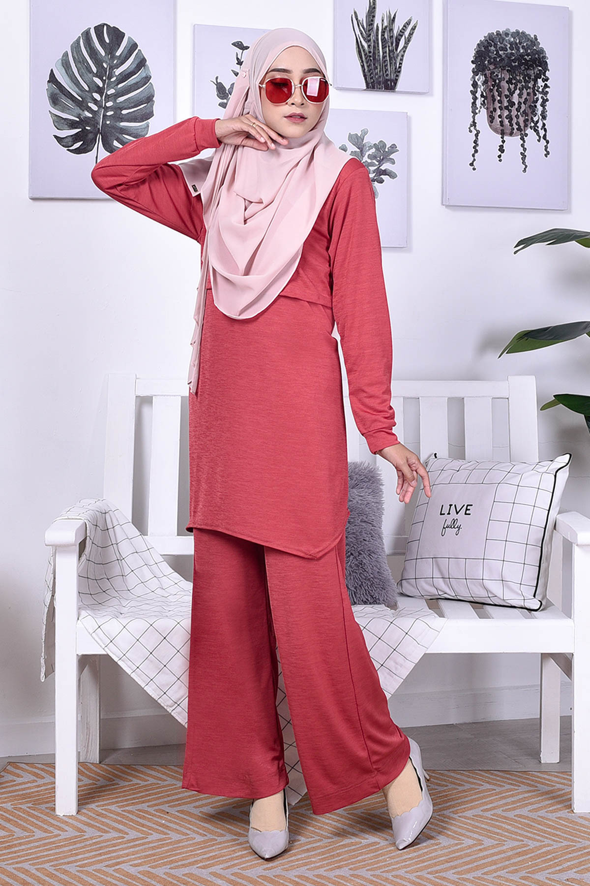 Blouse Donna - Salmon Orange
