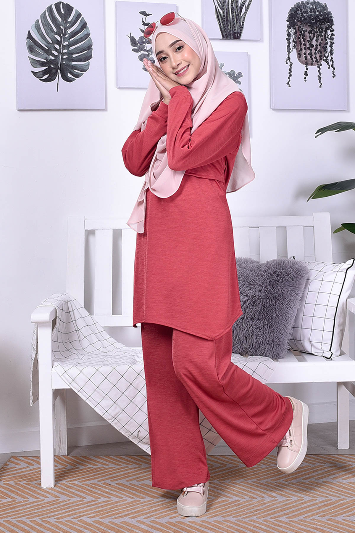 Blouse Donna - Salmon Orange