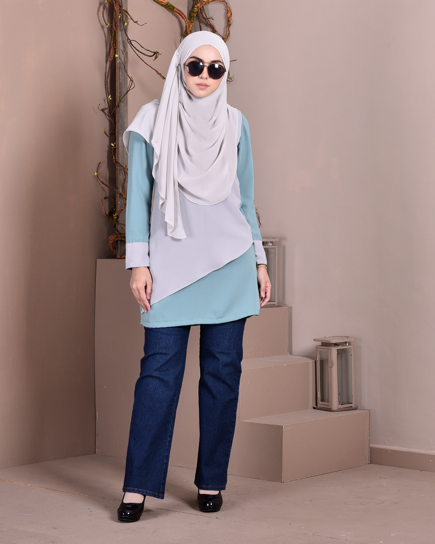 Blouse Duo Fendy II - Mint Green