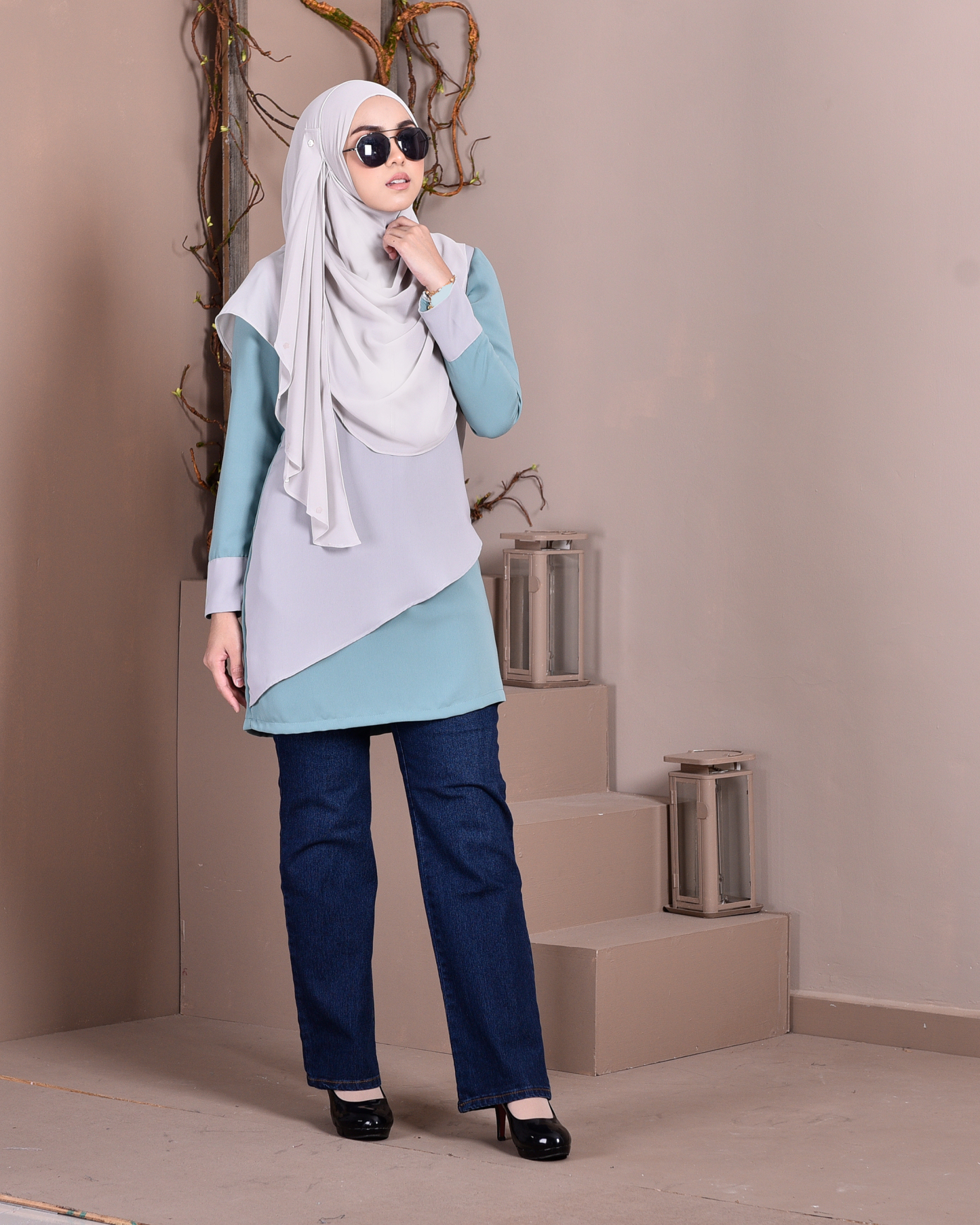 Blouse Duo Fendy II - Mint Green
