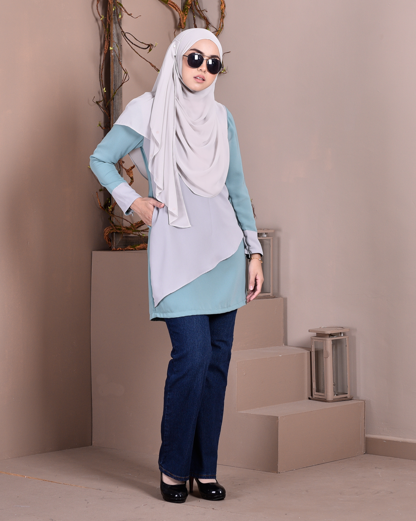 Blouse Duo Fendy II - Mint Green