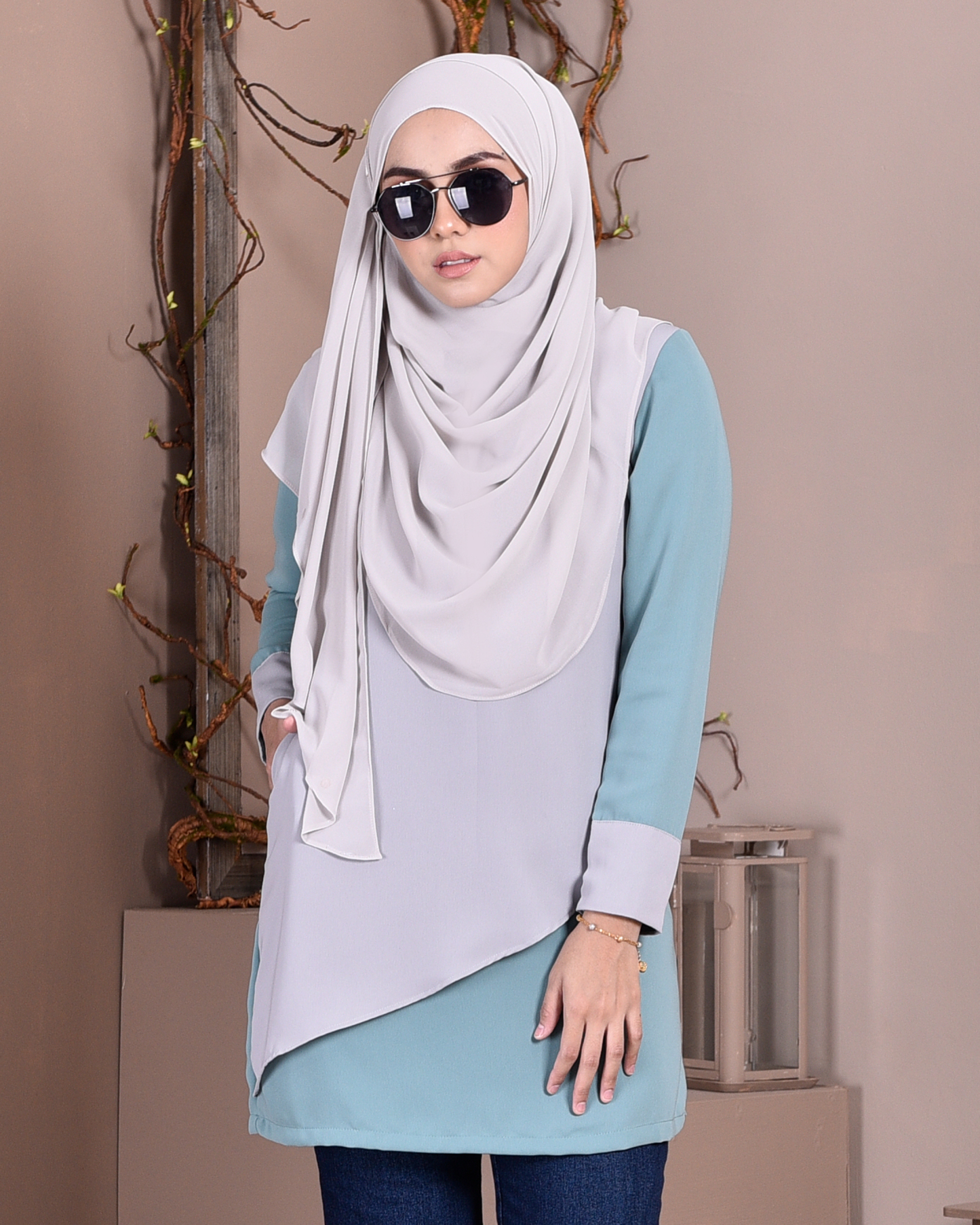 Blouse Duo Fendy II - Mint Green
