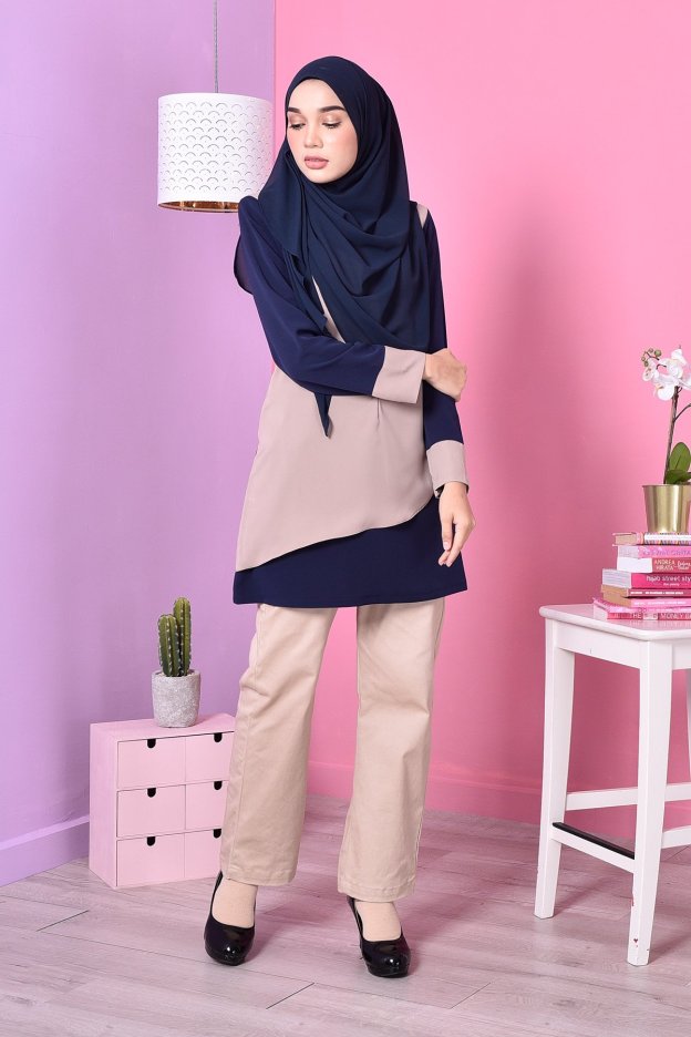 Blouse Duo Fendy - Blue