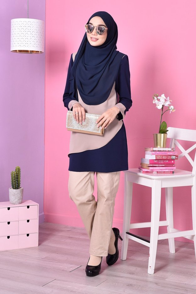 Blouse Duo Fendy - Blue