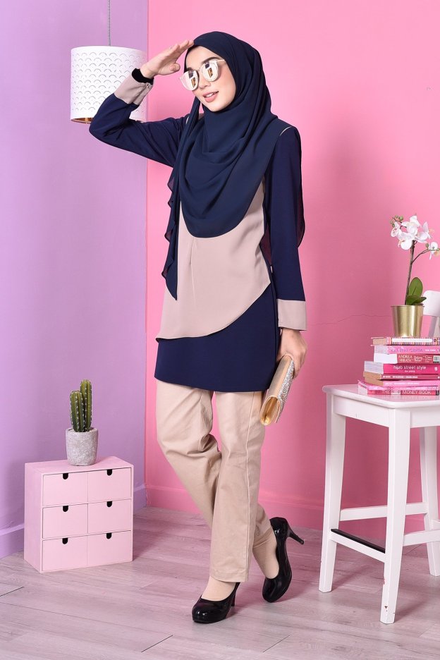 Blouse Duo Fendy - Blue