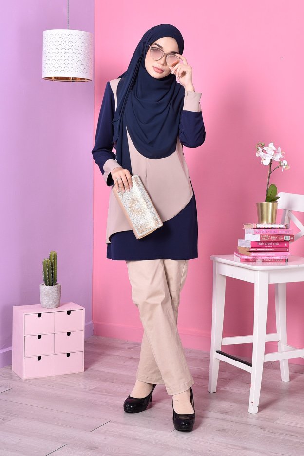 Blouse Duo Fendy - Blue