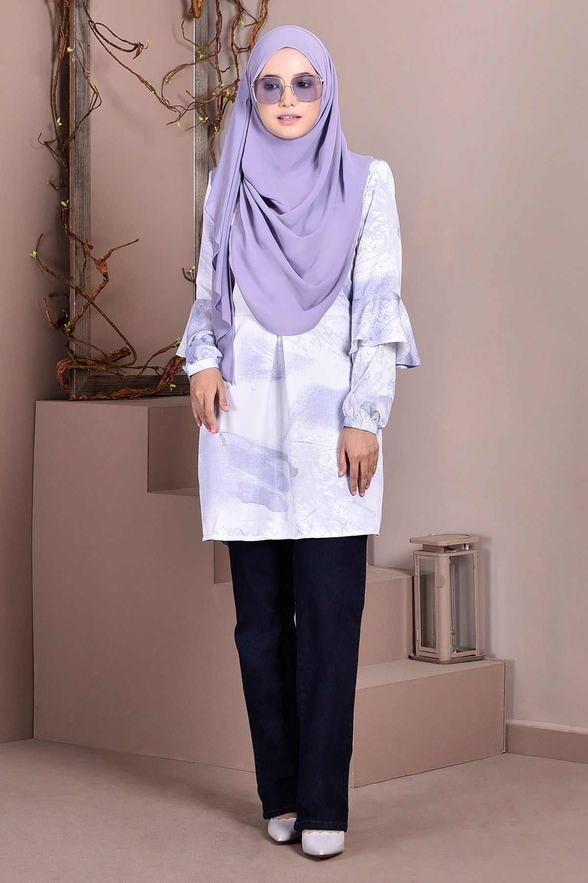 Blouse Elise - Lilac Purple