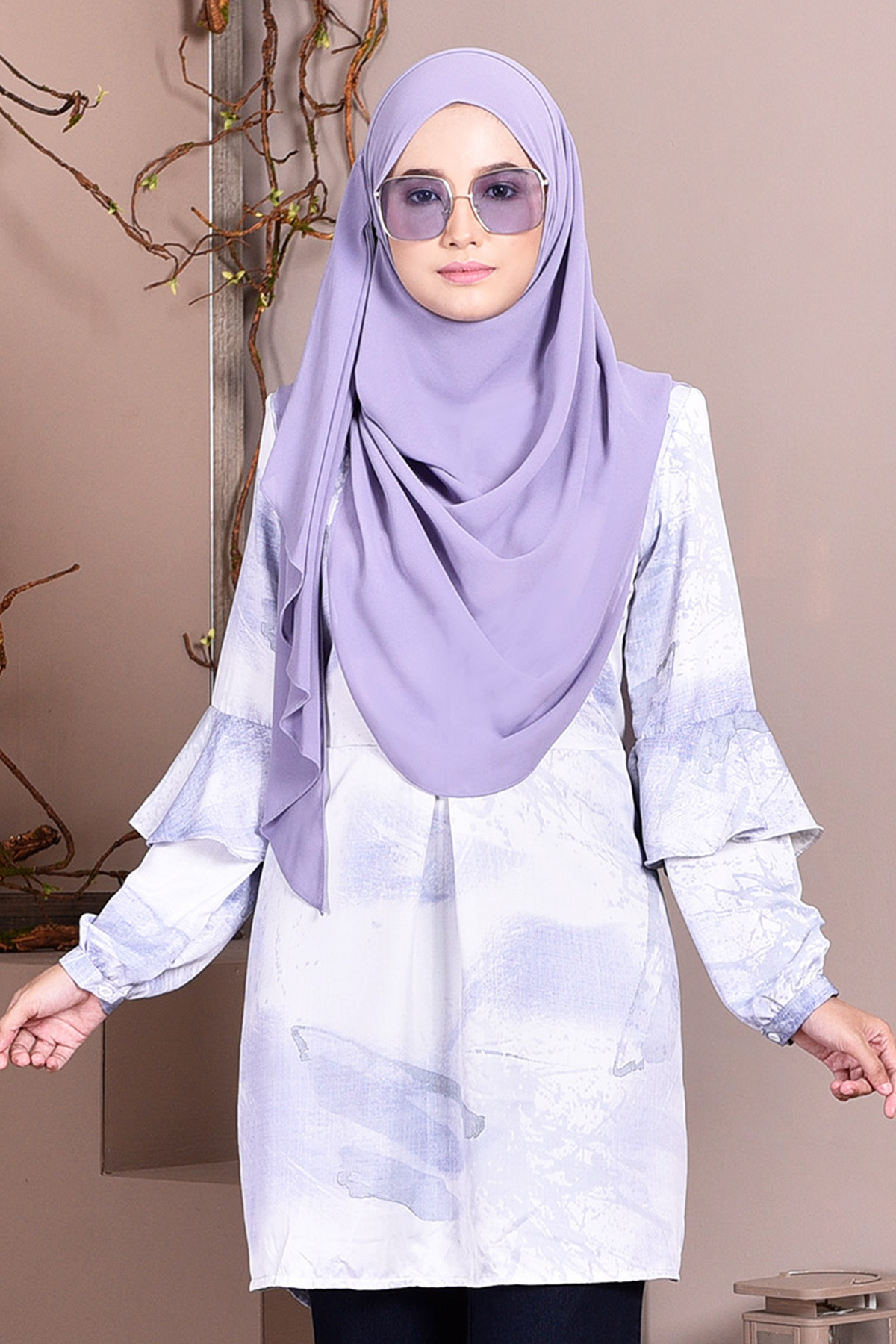 Blouse Elise - Lilac Purple