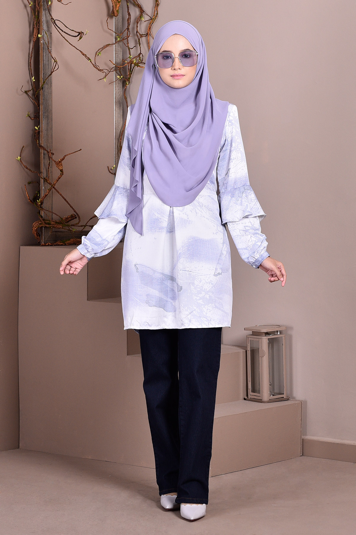 Blouse Elise - Lilac Purple