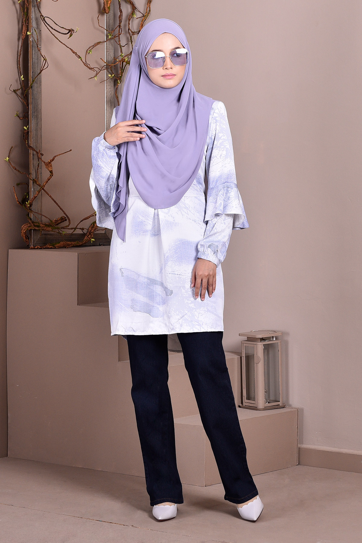 Blouse Elise - Lilac Purple