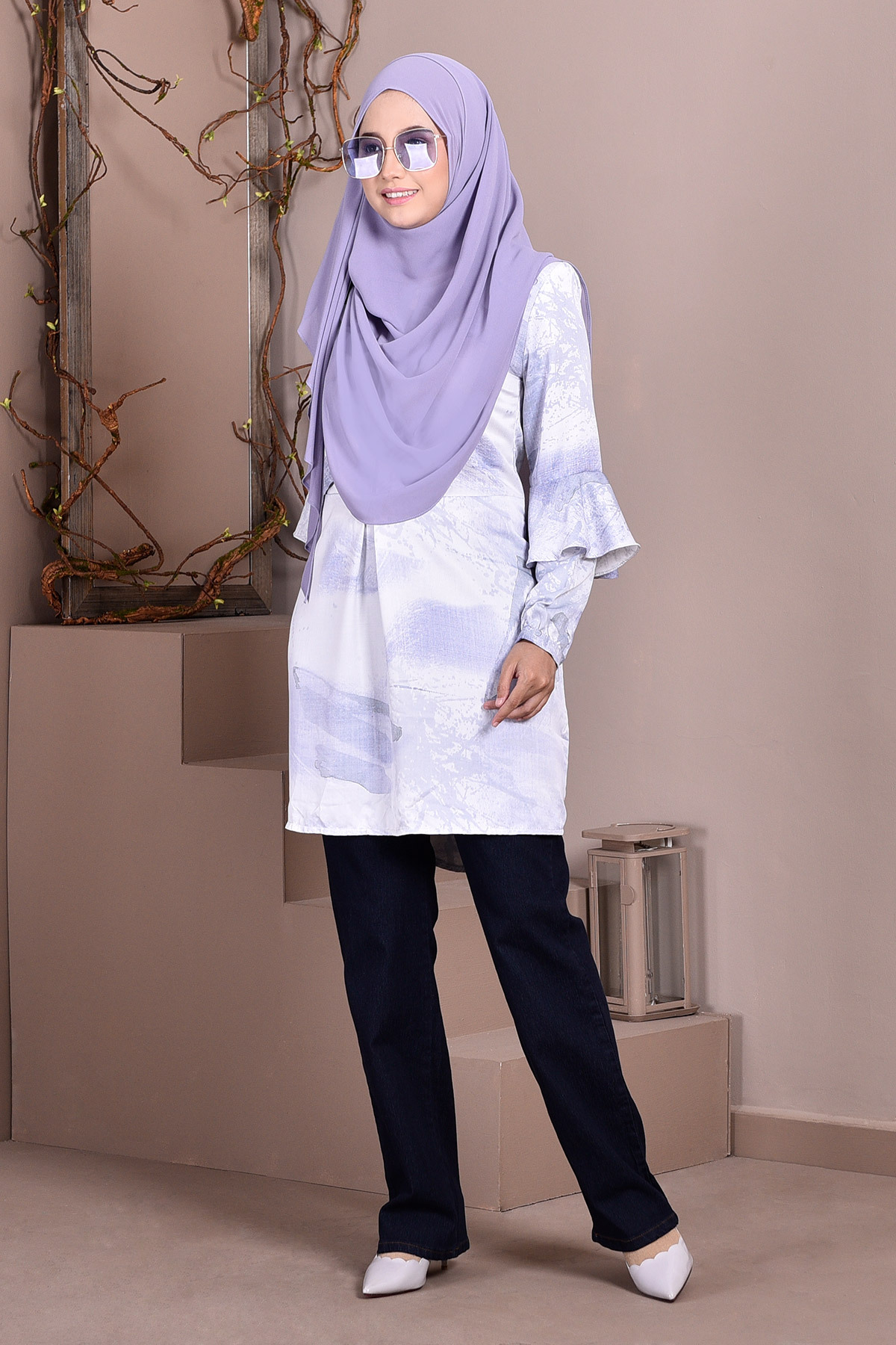 Blouse Elise - Lilac Purple
