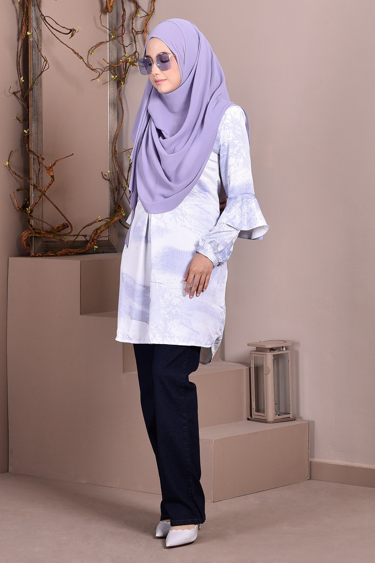 Blouse Elise - Lilac Purple