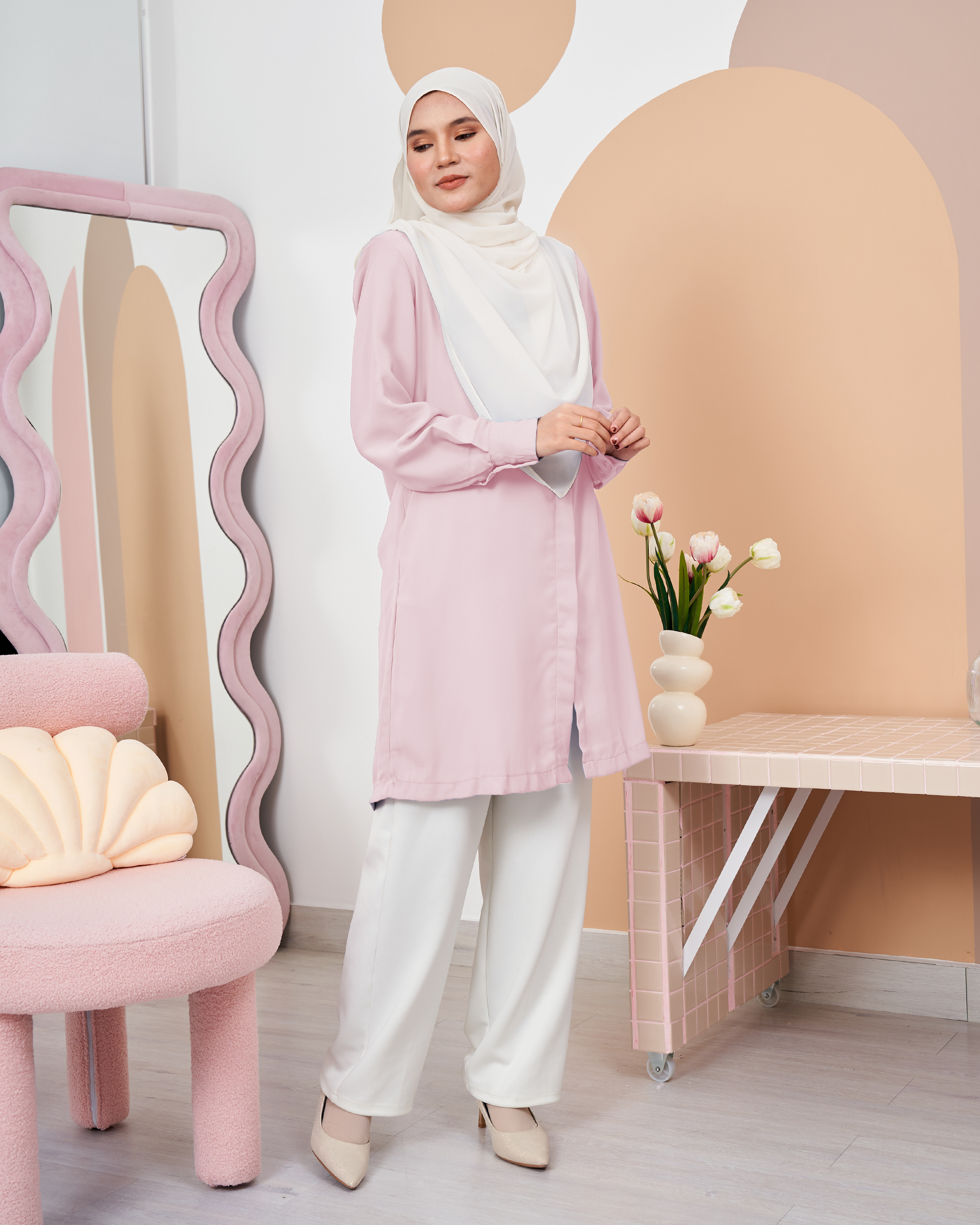 Blouse Esita – Baby Pink