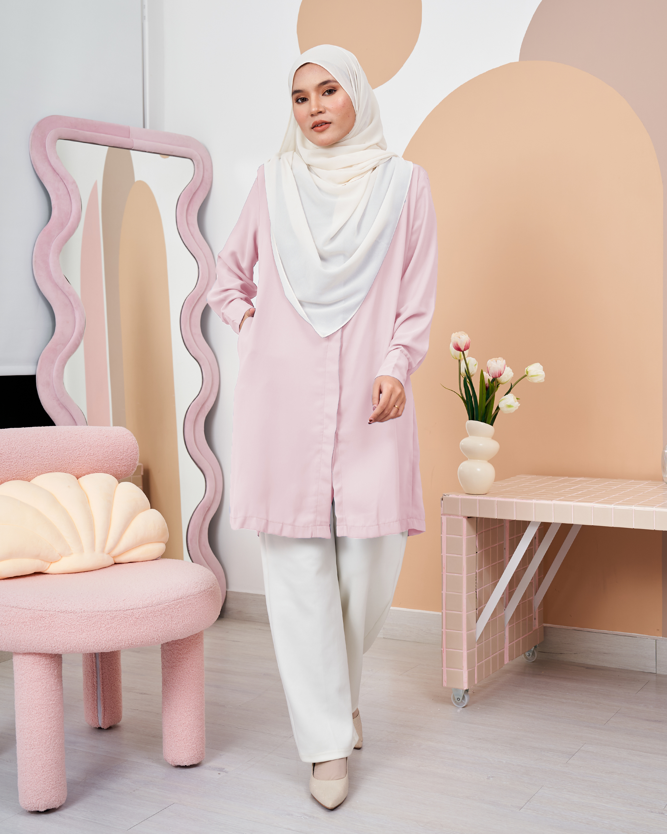 Blouse Esita – Baby Pink