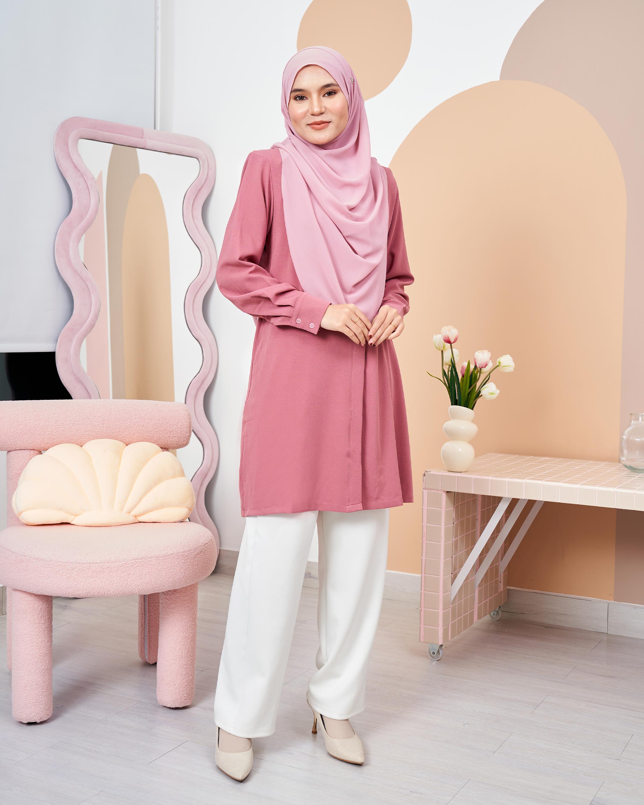 Blouse Esita – Charm Pink