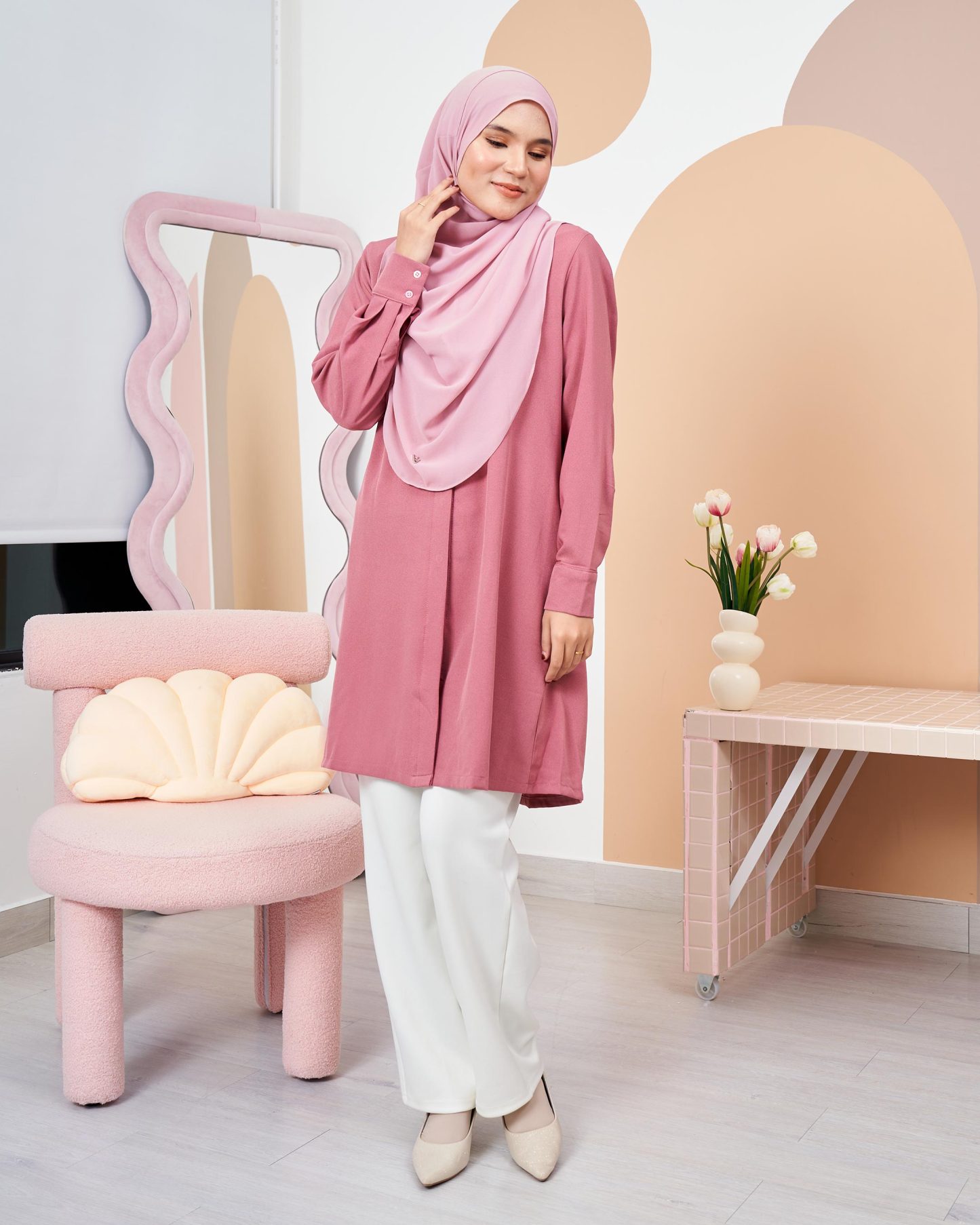Blouse Esita – Charm Pink