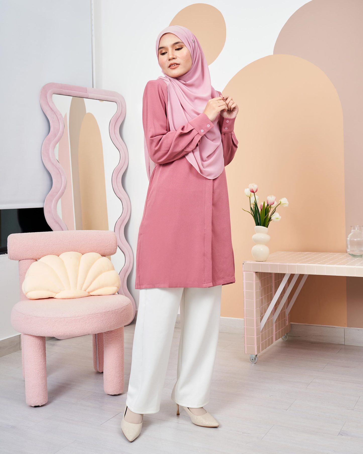 Blouse Esita – Charm Pink