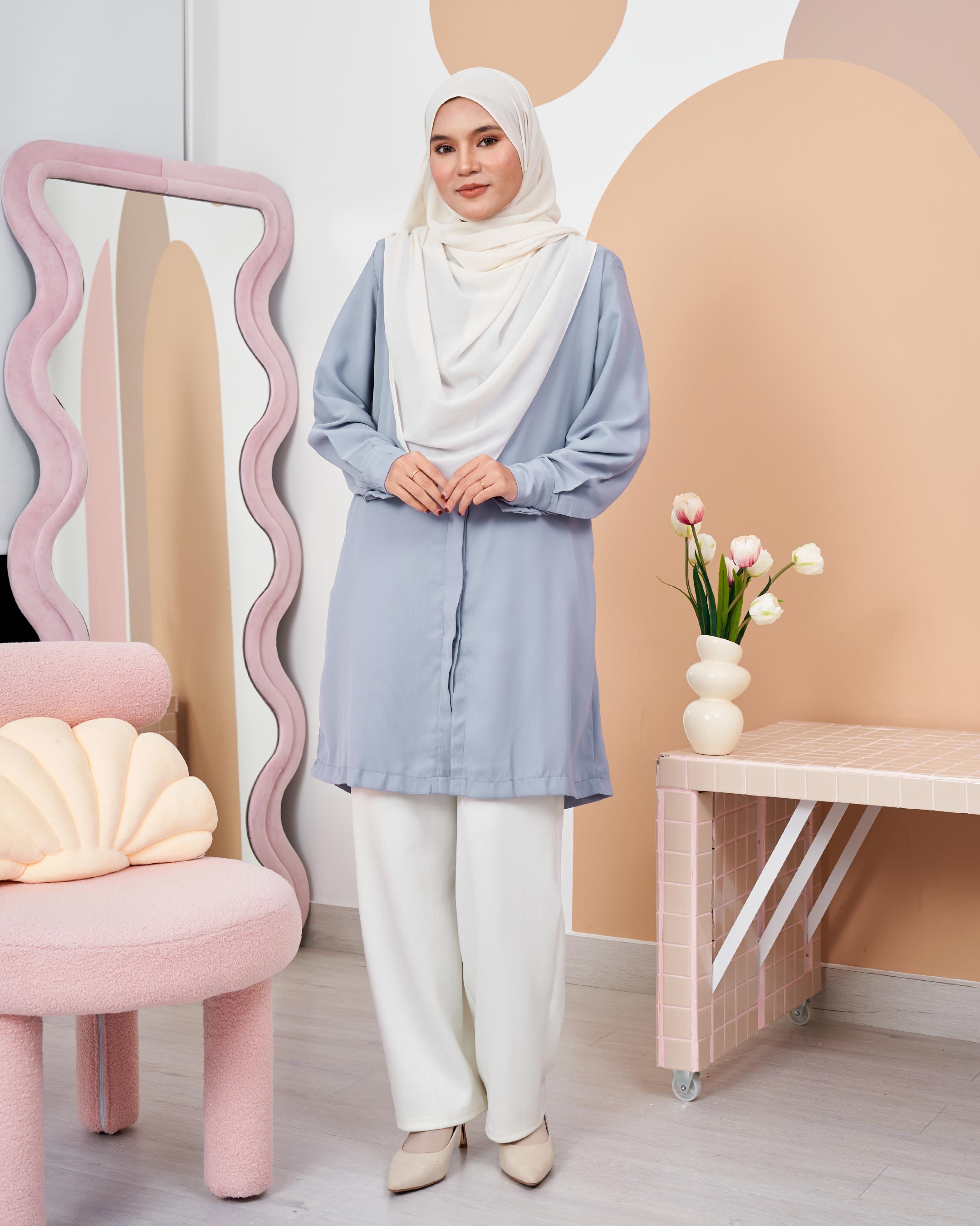 Blouse Esita - Cornflower