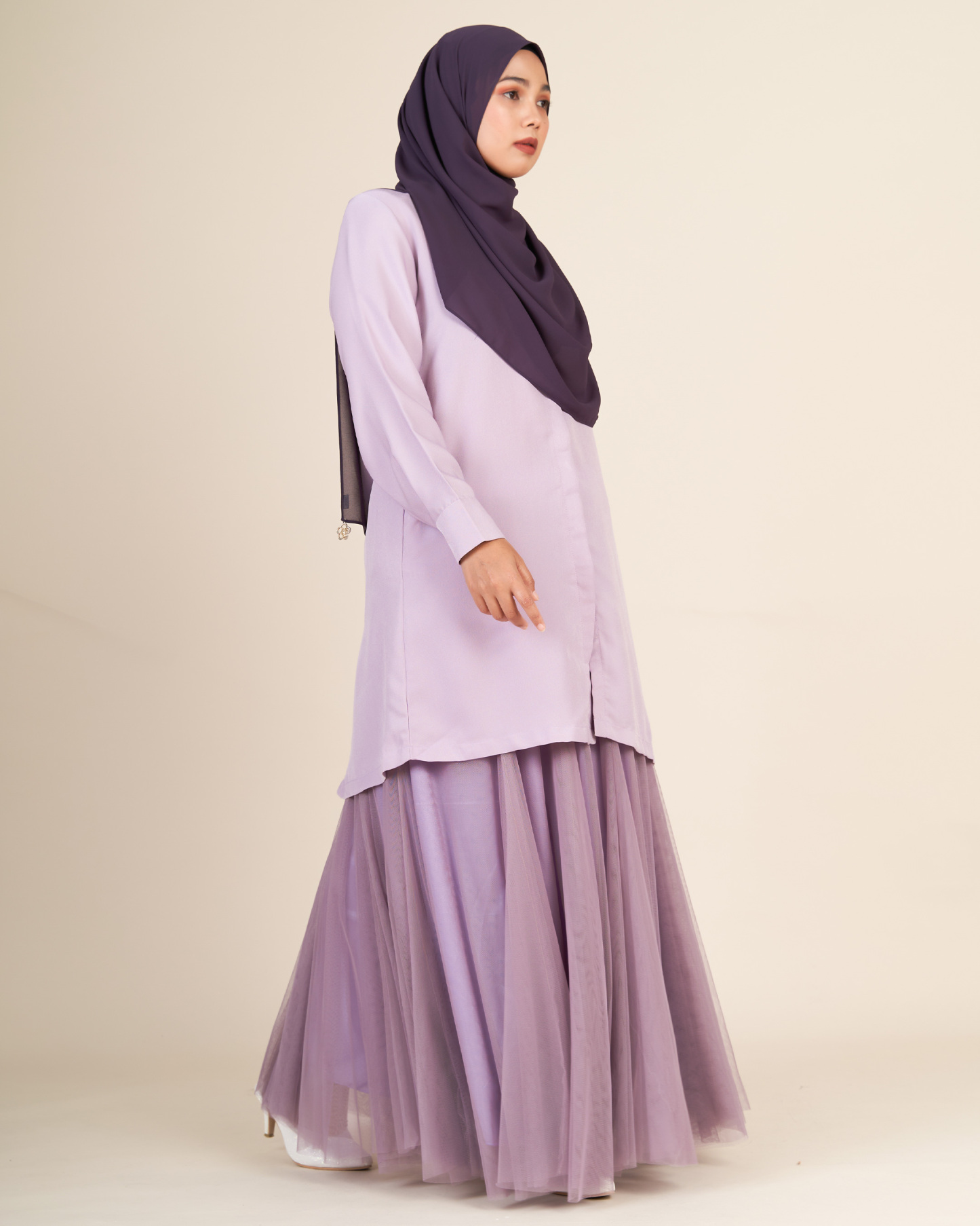 Blouse Esita - Lavendar Purple