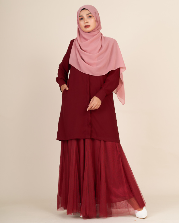 Blouse Esita - Maroon