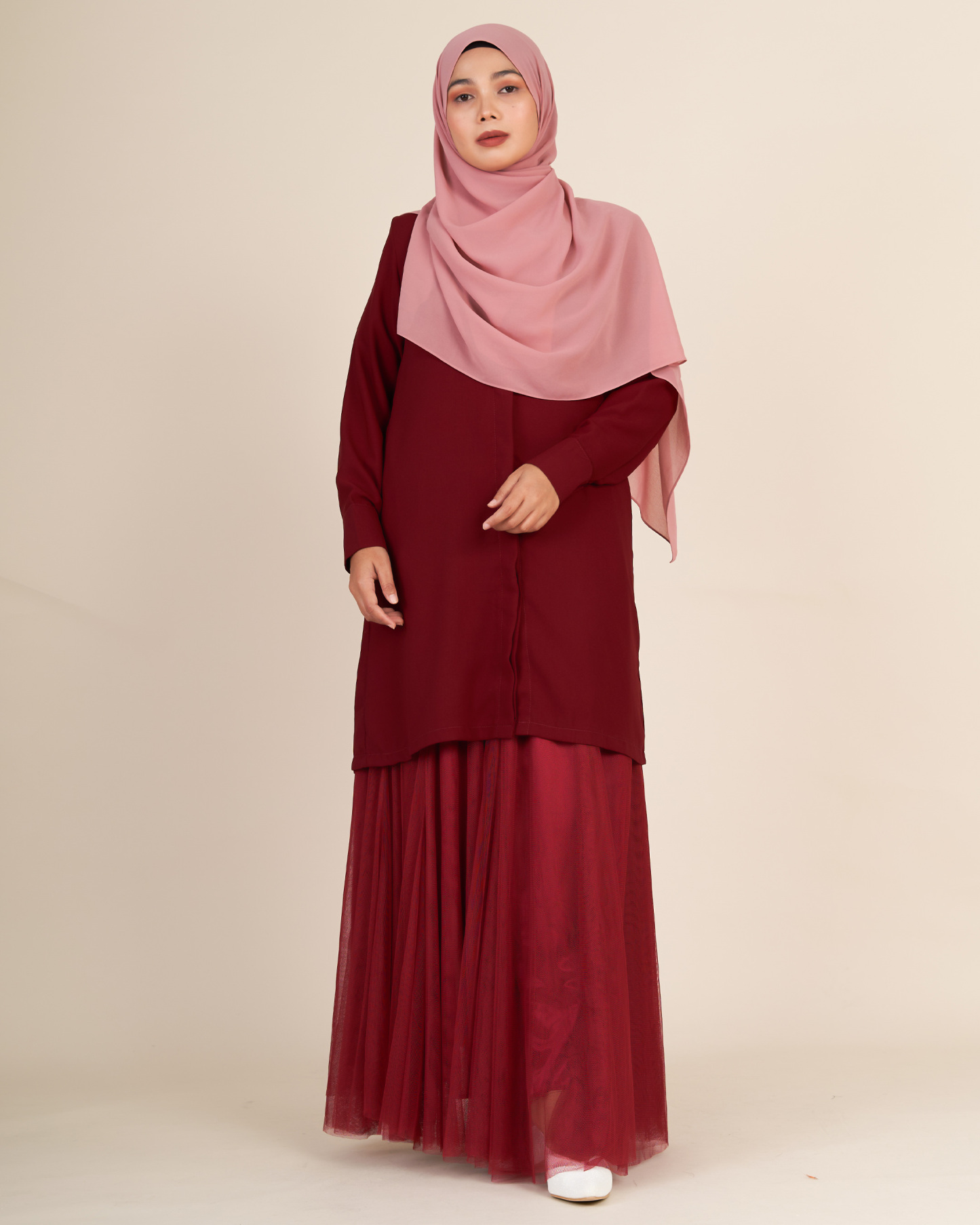 Blouse Esita - Maroon