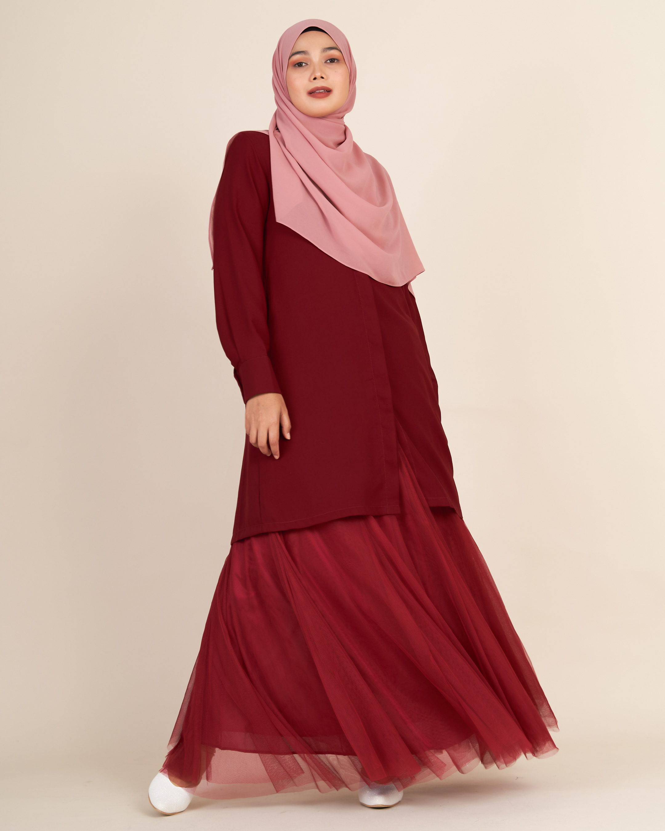 Blouse Esita - Maroon
