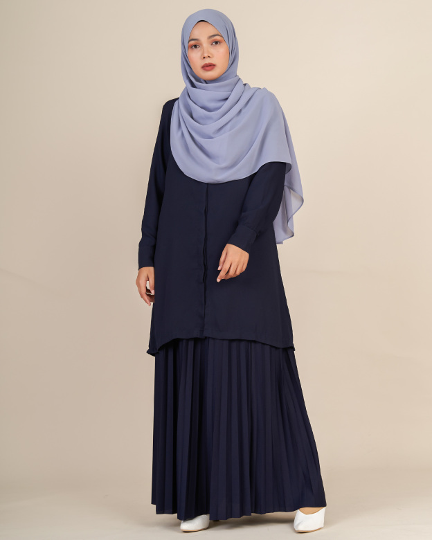 Blouse Esita - Navy Blue