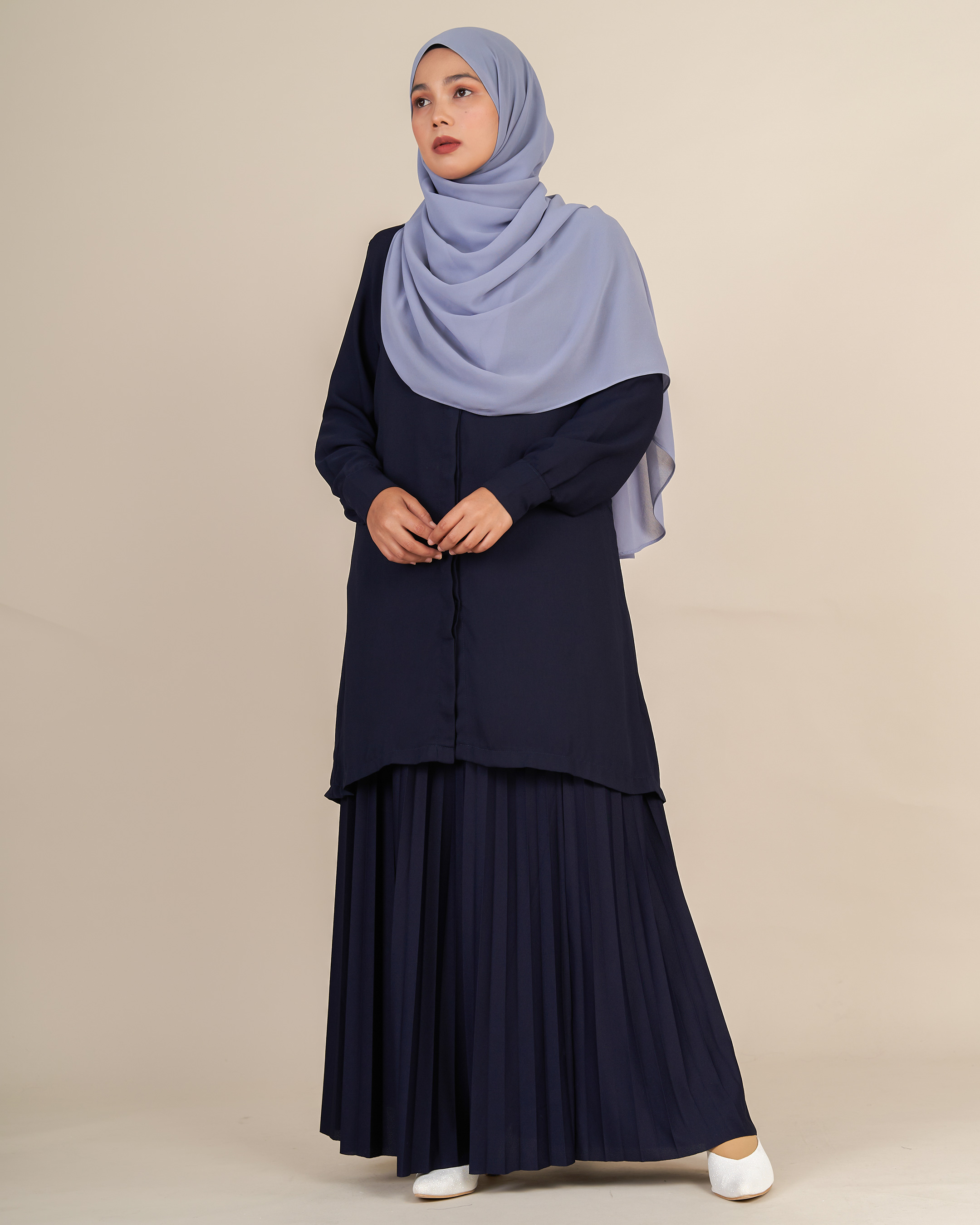 Blouse Esita - Navy Blue