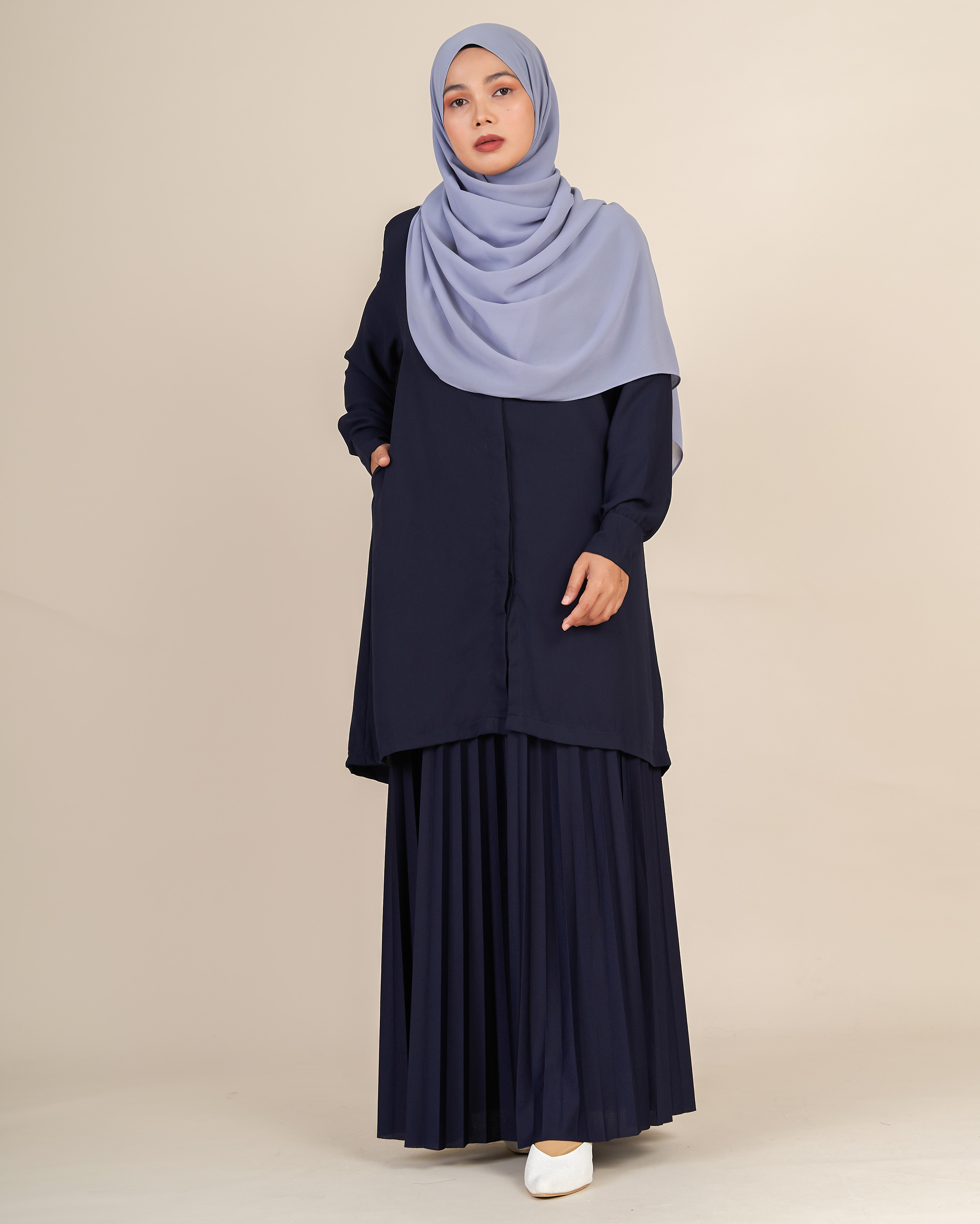 Blouse Esita - Navy Blue