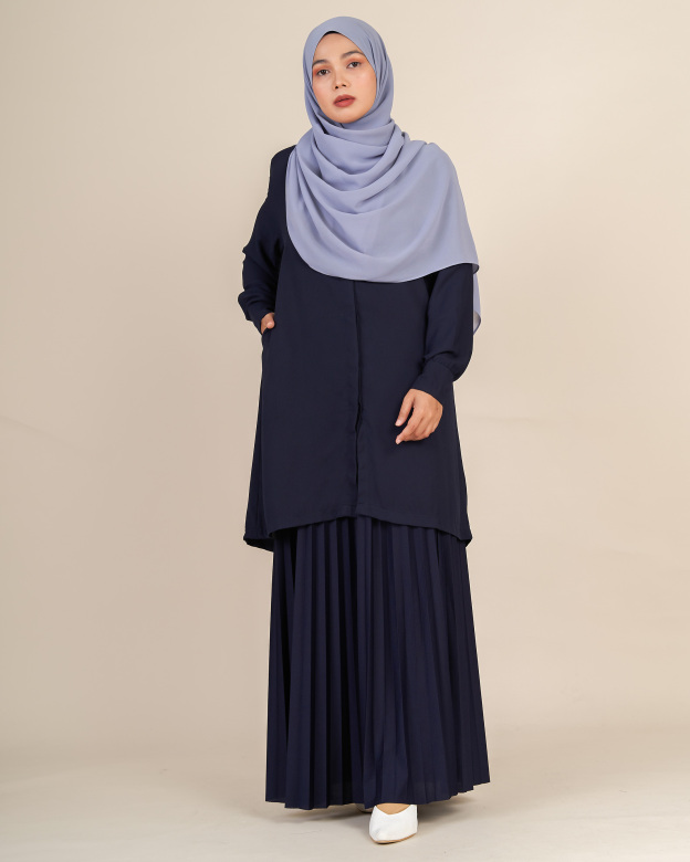 Blouse Esita - Navy Blue