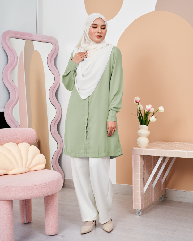 Blouse Esita - Pistachio Green