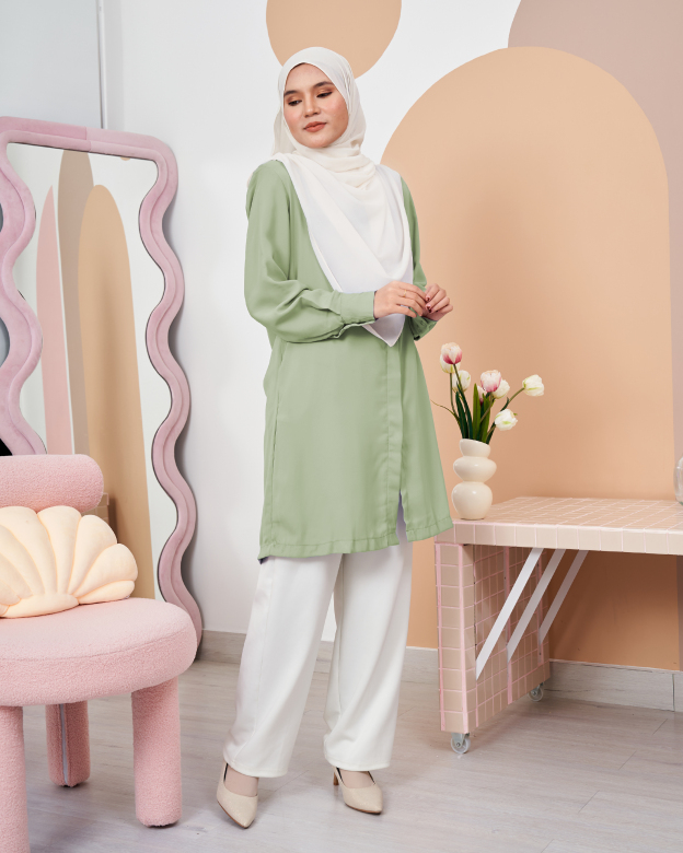 Blouse Esita - Pistachio Green