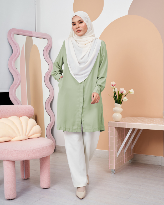 Blouse Esita - Pistachio Green