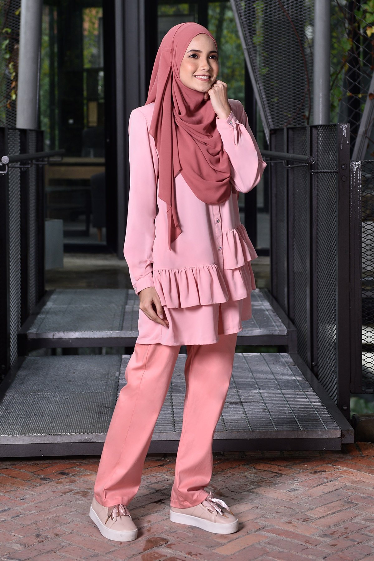 Blouse Farha - Baby Pink