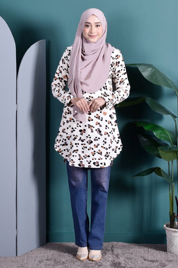 Blouse Jewel - Cotton White