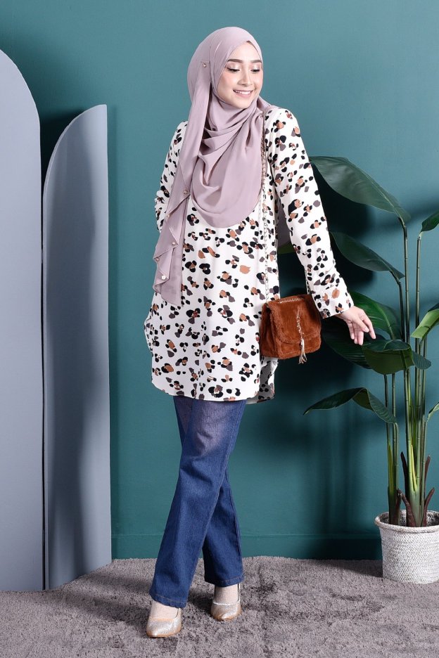 Blouse Jewel - Cotton White