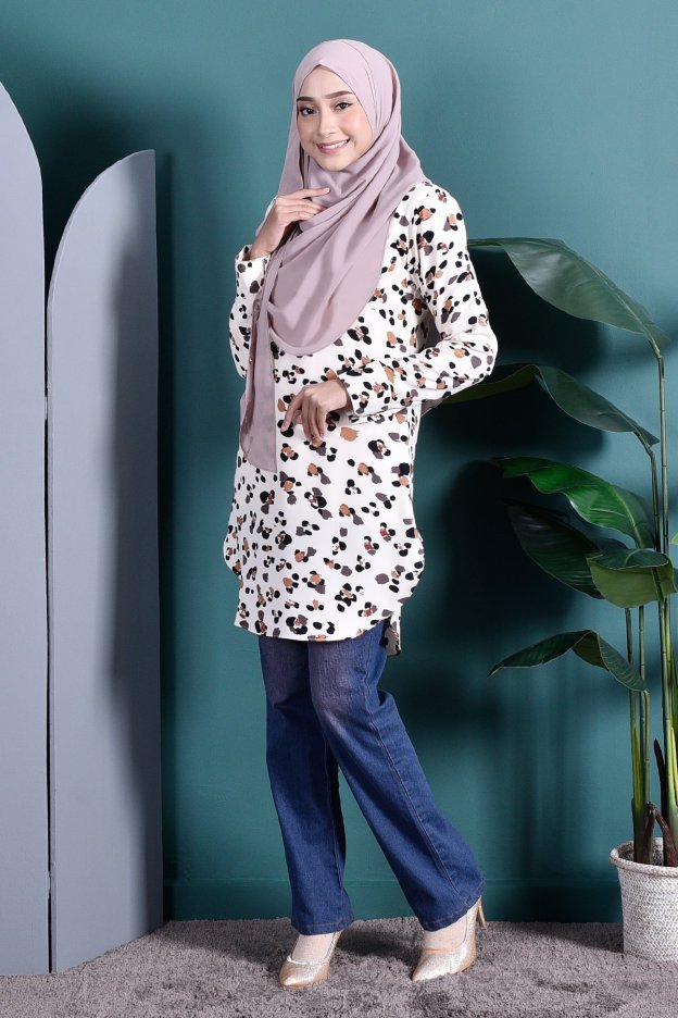Blouse Jewel - Cotton White