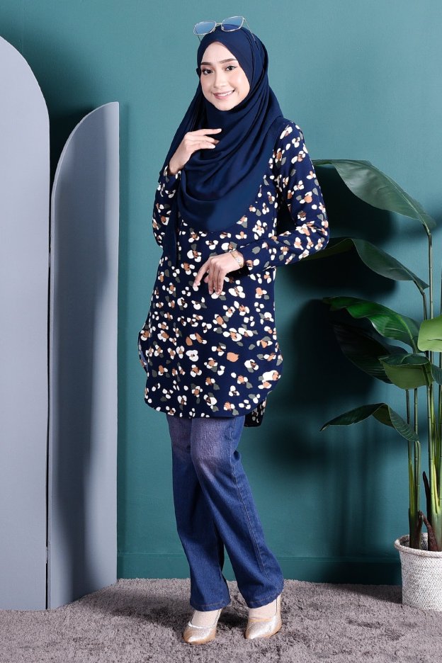 Blouse Jewel - Deep Blue
