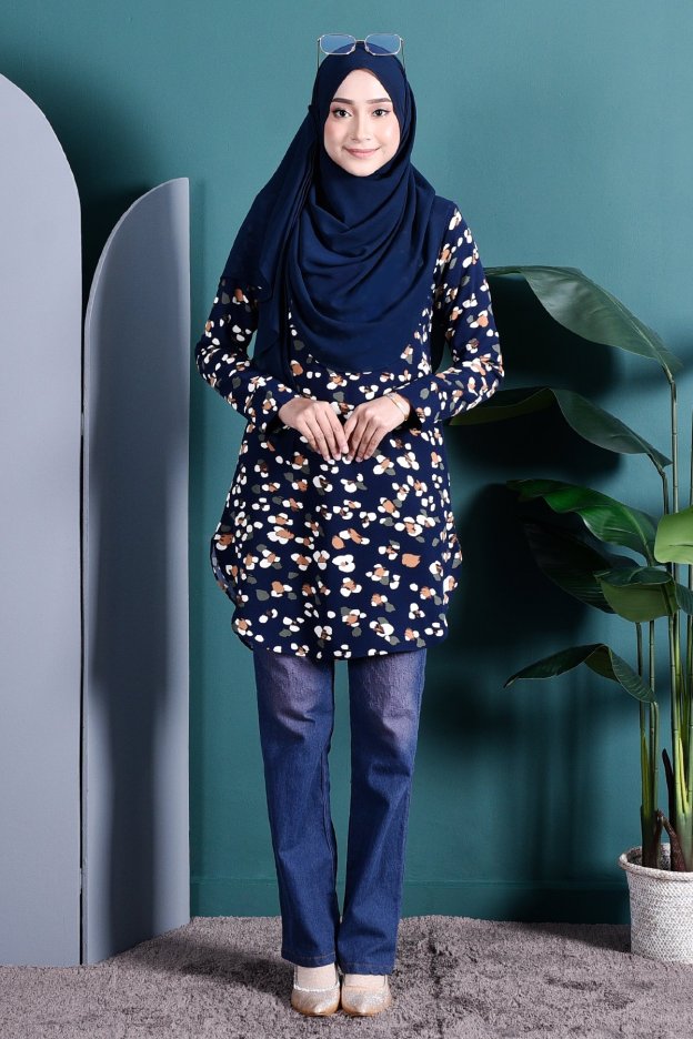 Blouse Jewel - Deep Blue