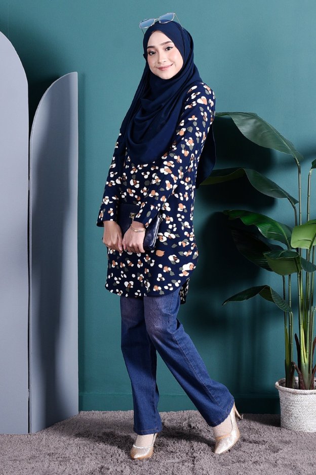 Blouse Jewel - Deep Blue